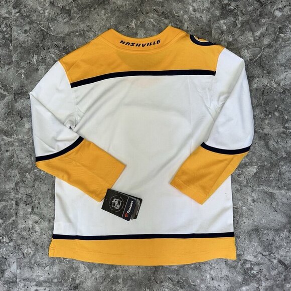 Nashville Predators Youth Jersey Size L/XL Stitch Logo Fanatics Authentic READ - Picture 2 of 6